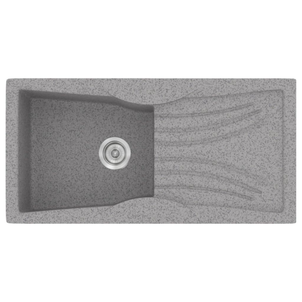 Νεροχύτης Κουζίνας Sanitec Classic 328-04 Granite Grey 99x51cm Νεροχύτης Κουζίνας Sanitec Classic 328-04 Granite Grey 99x51cm