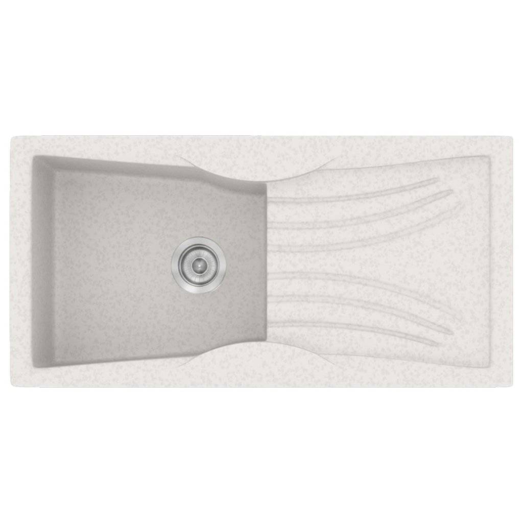 Νεροχύτης Κουζίνας Sanitec Classic 328-14 Metallic Ice 99x51cm Νεροχύτης Κουζίνας Sanitec Classic 328-14 Metallic Ice 99x51cm