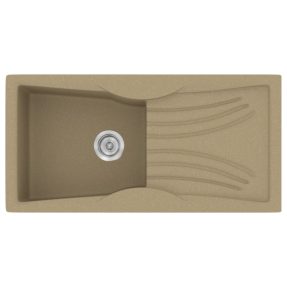 Νεροχύτης Κουζίνας Sanitec Classic 328-15 Metallic Cream 99x51cm Νεροχύτης Κουζίνας Sanitec Classic 328-15 Metallic Cream 99x51cm