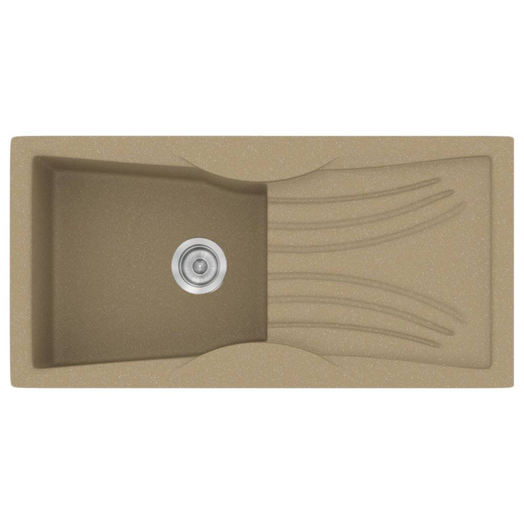 Νεροχύτης Κουζίνας Sanitec Classic 328-15 Metallic Cream 99x51cm Νεροχύτης Κουζίνας Sanitec Classic 328-15 Metallic Cream 99x51cm