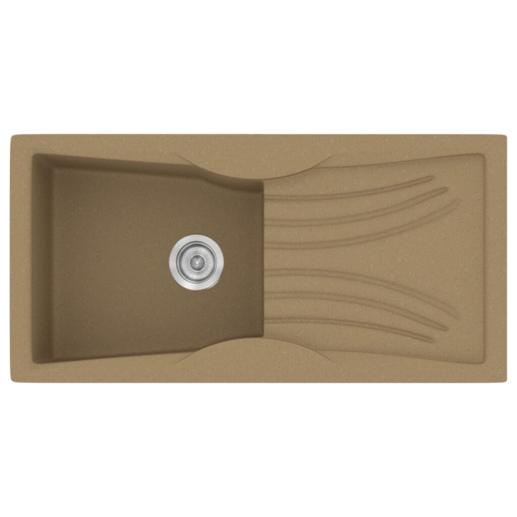 Νεροχύτης Κουζίνας Sanitec Classic 328-16 Metallic Coffee 99x51cm Νεροχύτης Κουζίνας Sanitec Classic 328-16 Metallic Coffee 99x51cm