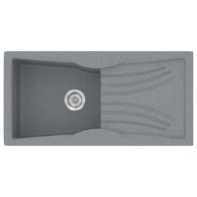 Νεροχύτης Κουζίνας Sanitec Classic 328-17 Metallic Silver 99x51cm Νεροχύτης Κουζίνας Sanitec Classic 328-17 Metallic Silver 99x51cm
