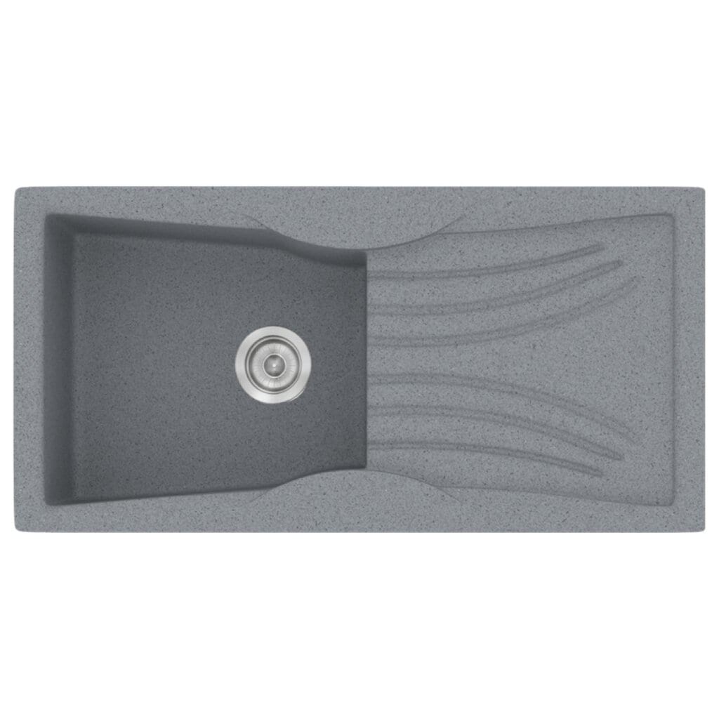 Νεροχύτης Κουζίνας Sanitec Classic 328-17 Metallic Silver 99x51cm Νεροχύτης Κουζίνας Sanitec Classic 328-17 Metallic Silver 99x51cm