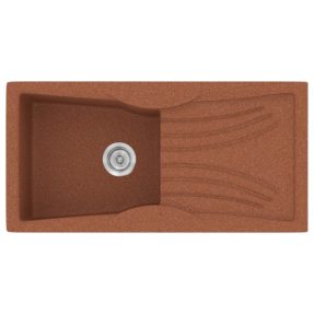 Νεροχύτης Κουζίνας Sanitec Classic 328-20 Granite Terracota 99x51cm Νεροχύτης Κουζίνας Sanitec Classic 328-20 Granite Terracota 99x51cm