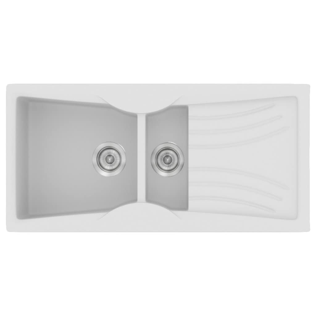 Νεροχύτης Κουζίνας Sanitec Classic 329-00 White 104x51cm Νεροχύτης Κουζίνας Sanitec Classic 329-00 White 104x51cm