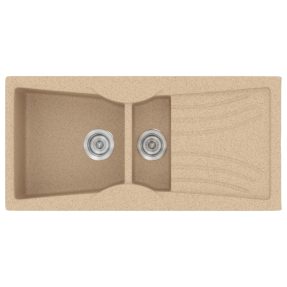 Νεροχύτης Κουζίνας Sanitec Classic 329-10 Granite Beige 104x51cm Νεροχύτης Κουζίνας Sanitec Classic 329-10 Granite Beige 104x51cm