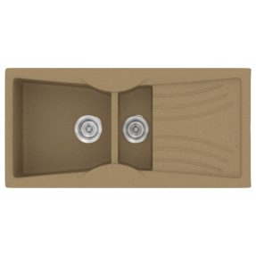 Νεροχύτης Κουζίνας Sanitec Classic 329-16 Metallic Coffee 104x51cm Νεροχύτης Κουζίνας Sanitec Classic 329-16 Metallic Coffee 104x51cm