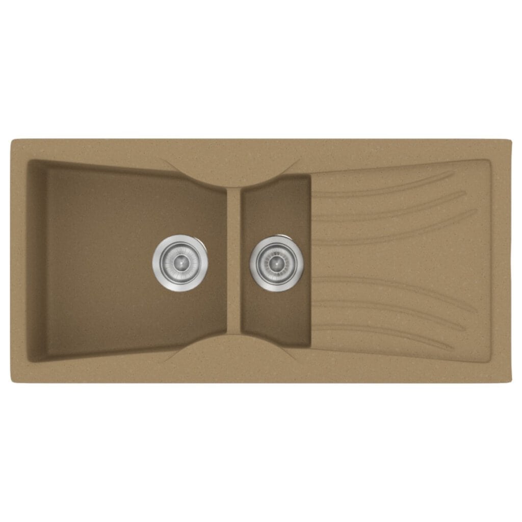 Νεροχύτης Κουζίνας Sanitec Classic 329-16 Metallic Coffee 104x51cm Νεροχύτης Κουζίνας Sanitec Classic 329-16 Metallic Coffee 104x51cm