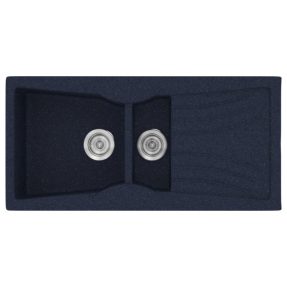 Νεροχύτης Κουζίνας Sanitec Classic 329-18 Granite Blue 104x51cm Νεροχύτης Κουζίνας Sanitec Classic 329-18 Granite Blue 104x51cm