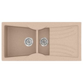 Νεροχύτης Κουζίνας Sanitec Classic 329-21 Granite Sand 104x51cm Νεροχύτης Κουζίνας Sanitec Classic 329-21 Granite Sand 104x51cm