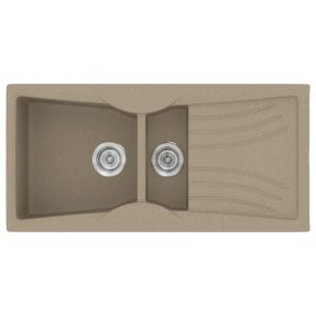 Νεροχύτης Κουζίνας Sanitec Classic 329-42 Granite Taupe 104x51cm Νεροχύτης Κουζίνας Sanitec Classic 329-42 Granite Taupe 104x51cm