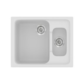 Νεροχύτης Κουζίνας Sanitec Classic 330-00 White 62x51cm Νεροχύτης Κουζίνας Sanitec Classic 330-00 White 62x51cm