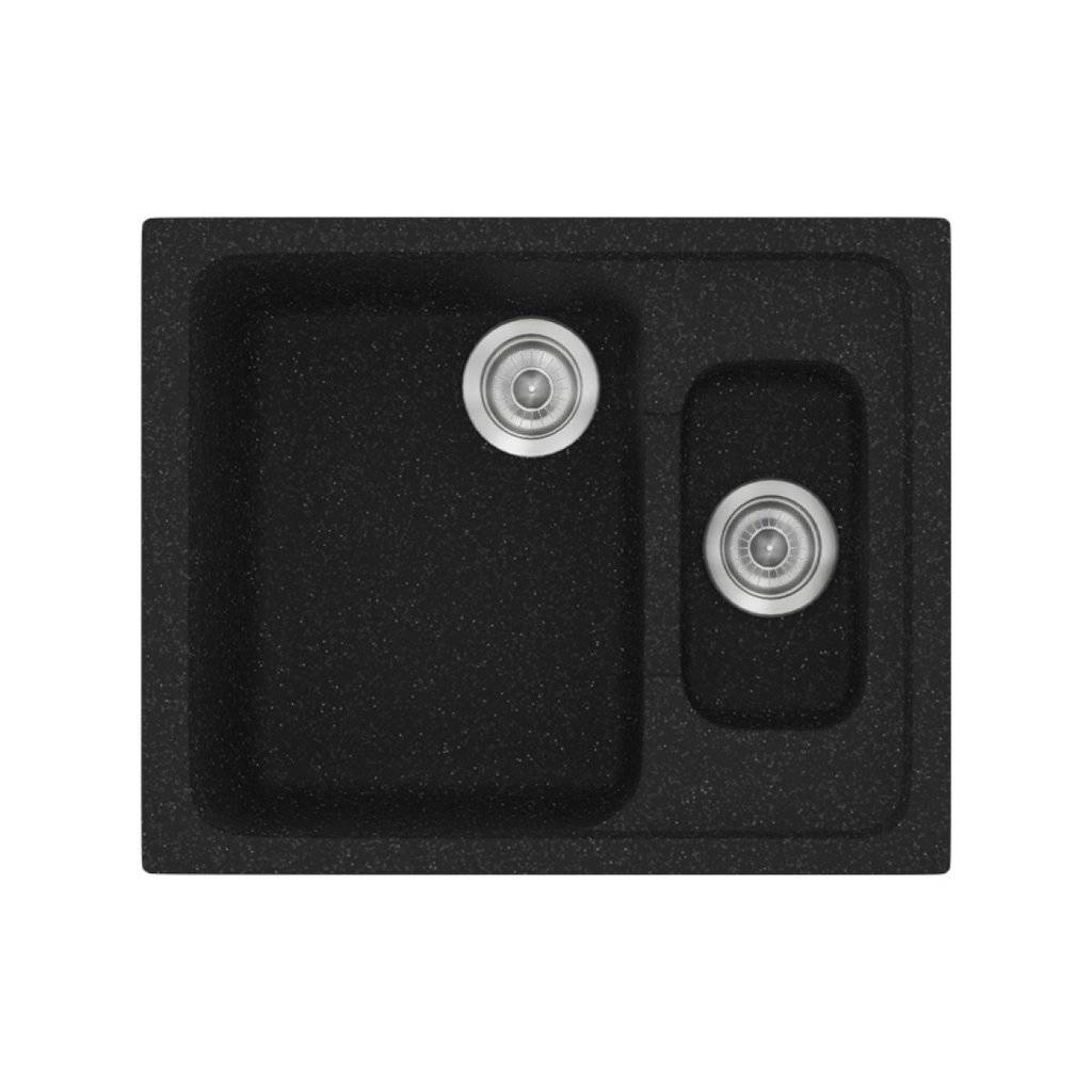 Νεροχύτης Κουζίνας Sanitec Classic 330-05 Granite Black 62x51cm Νεροχύτης Κουζίνας Sanitec Classic 330-05 Granite Black 62x51cm
