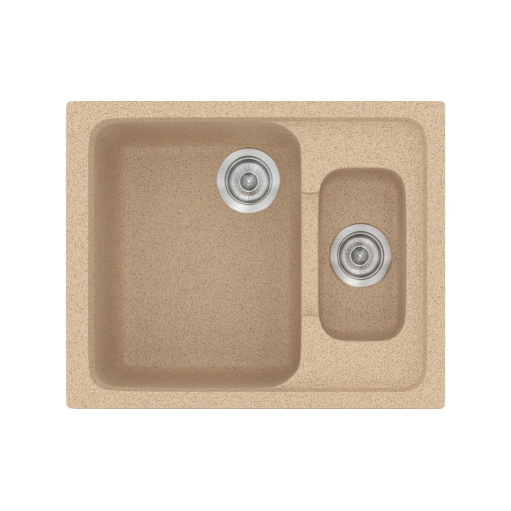 Νεροχύτης Κουζίνας Sanitec Classic 330-10 Granite Beige 62x51cm Νεροχύτης Κουζίνας Sanitec Classic 330-10 Granite Beige 62x51cm