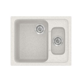 Νεροχύτης Κουζίνας Sanitec Classic 330-14 Metallic Ice 62x51cm Νεροχύτης Κουζίνας Sanitec Classic 330-14 Metallic Ice 62x51cm