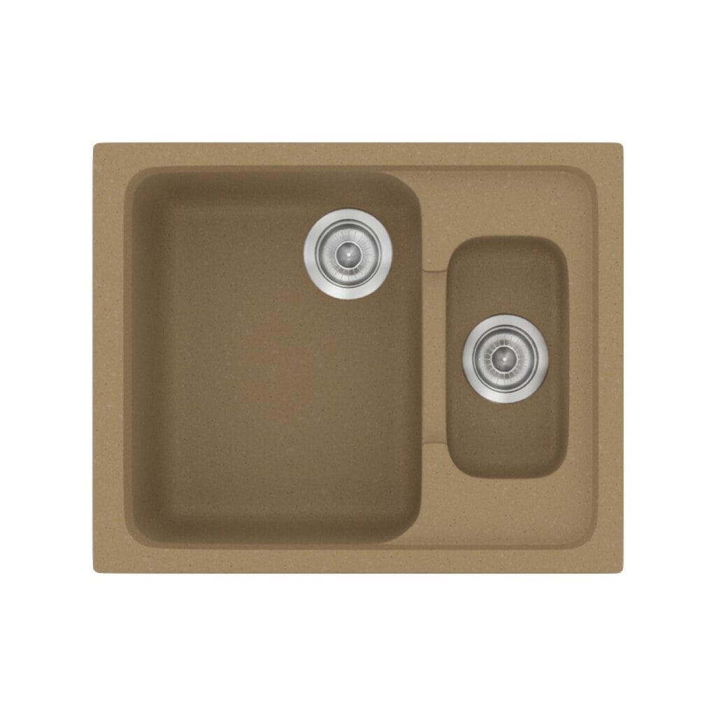 Νεροχύτης Κουζίνας Sanitec Classic 330-16 Metallic Coffee 62x51cm Νεροχύτης Κουζίνας Sanitec Classic 330-16 Metallic Coffee 62x51cm