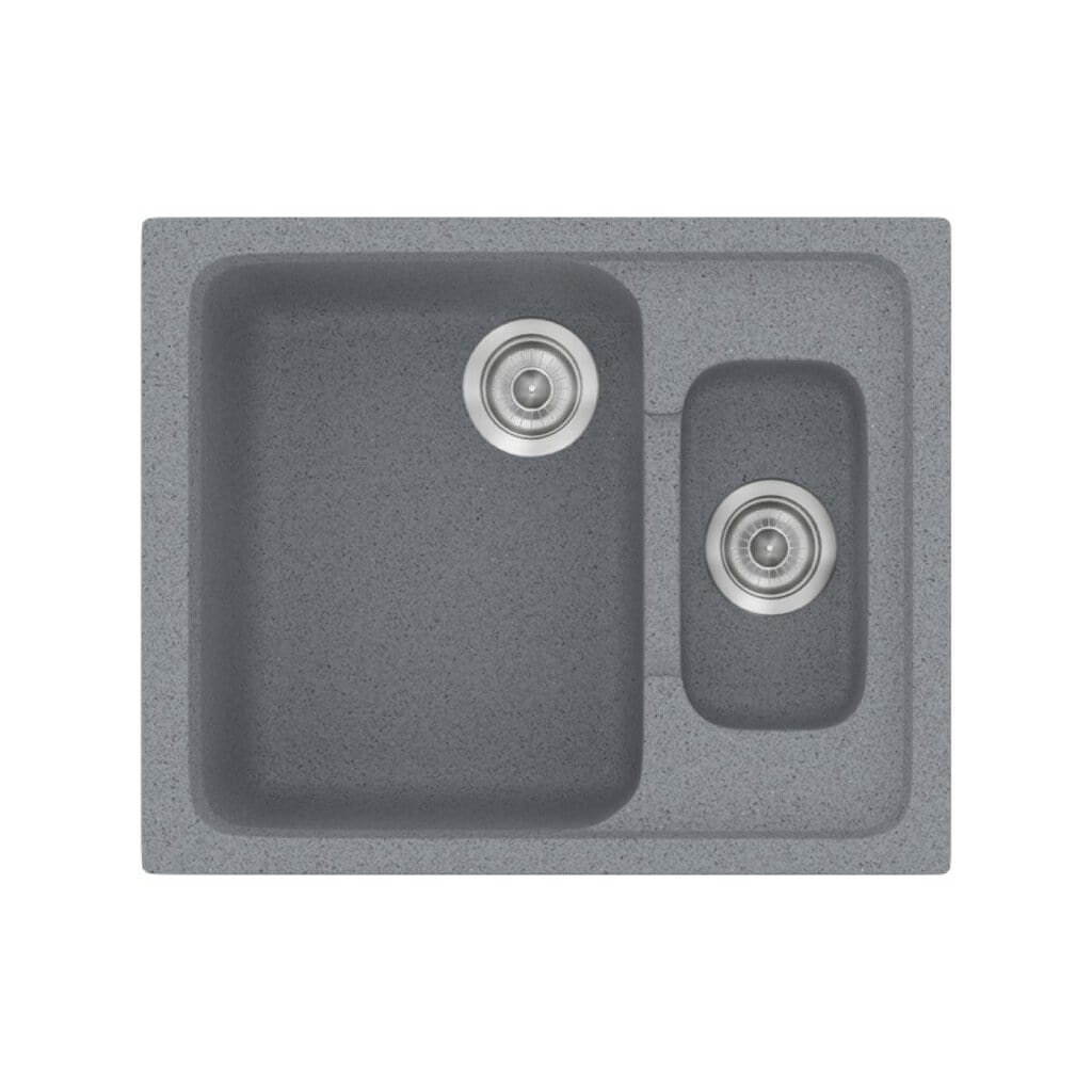 Νεροχύτης Κουζίνας Sanitec Classic 330-17 Metallic Silver 62x51cm Νεροχύτης Κουζίνας Sanitec Classic 330-17 Metallic Silver 62x51cm