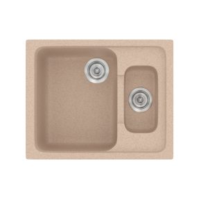 Νεροχύτης Κουζίνας Sanitec Classic 330-21 Granite Sand 62x51cm Νεροχύτης Κουζίνας Sanitec Classic 330-21 Granite Sand 62x51cm