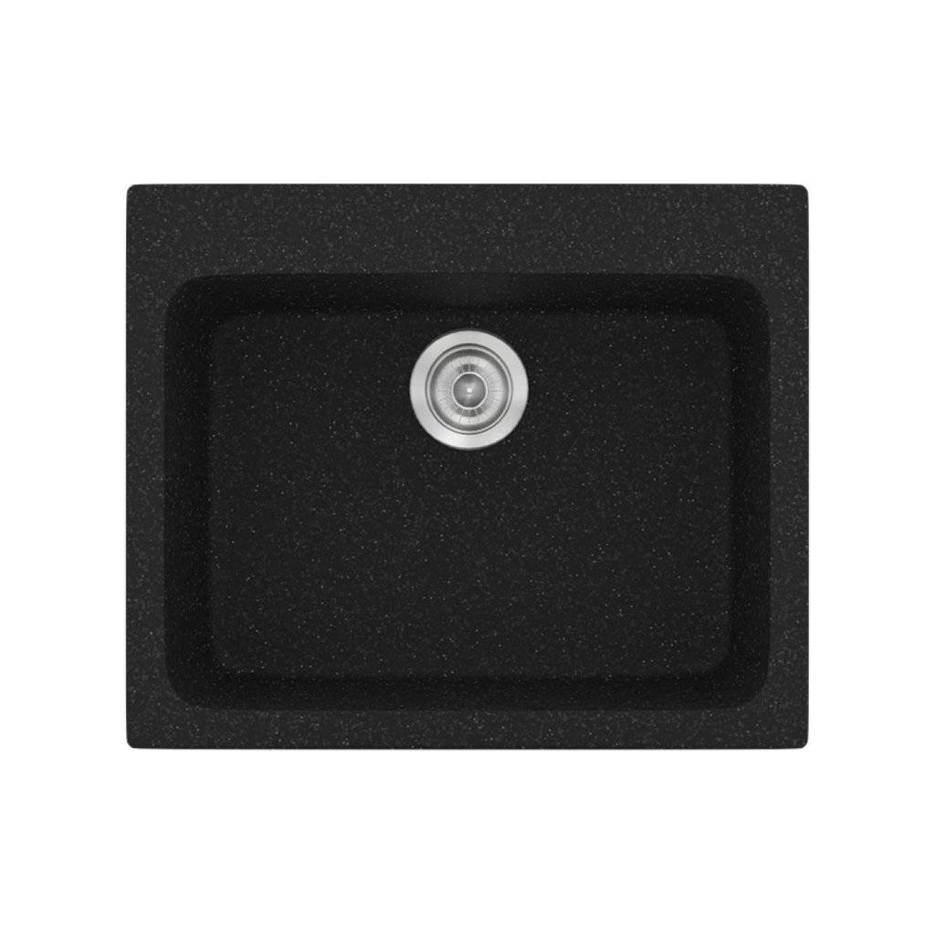 Νεροχύτης Κουζίνας Sanitec Classic 331-05 Granite Black 60x50cm Νεροχύτης Κουζίνας Sanitec Classic 331-05 Granite Black 60x50cm