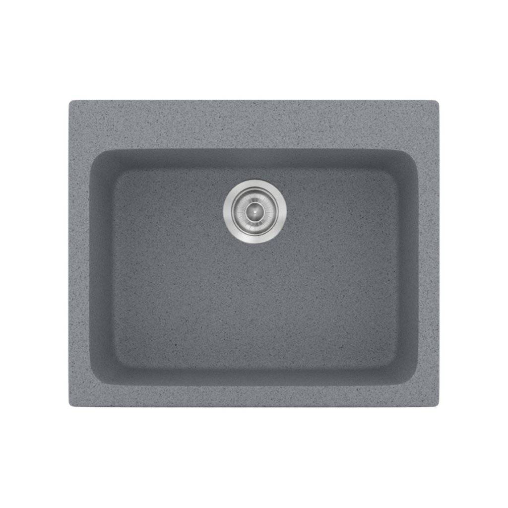 Νεροχύτης Κουζίνας Sanitec Classic 331-17 Metallic Silver 60x50cm Νεροχύτης Κουζίνας Sanitec Classic 331-17 Metallic Silver 60x50cm