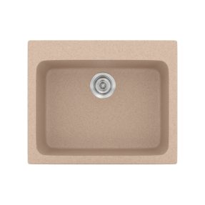 Νεροχύτης Κουζίνας Sanitec Classic 331-21 Granite Sand 60x50cm Νεροχύτης Κουζίνας Sanitec Classic 331-21 Granite Sand 60x50cm