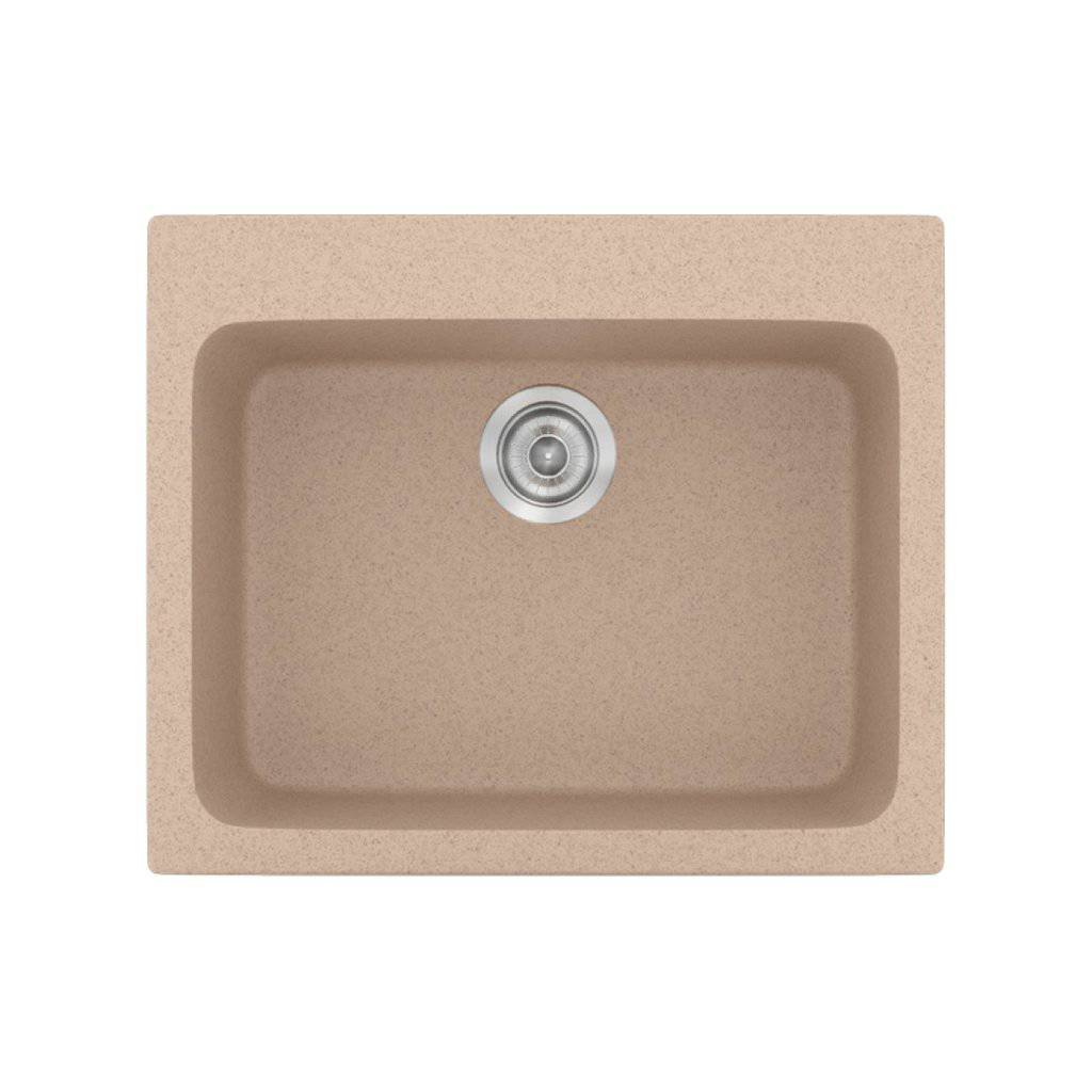 Νεροχύτης Κουζίνας Sanitec Classic 331-21 Granite Sand 60x50cm Νεροχύτης Κουζίνας Sanitec Classic 331-21 Granite Sand 60x50cm