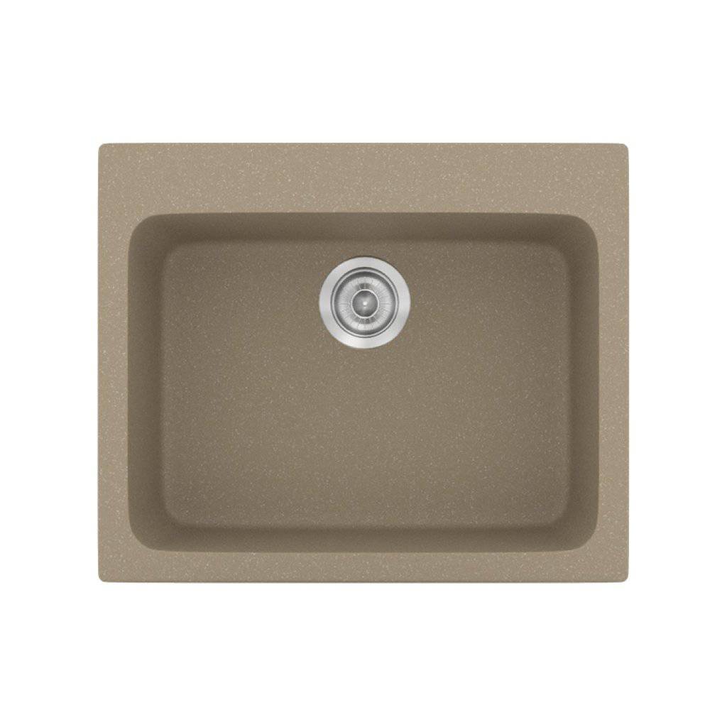 Νεροχύτης Κουζίνας Sanitec Classic 331-42 Granite Taupe 60x50cm Νεροχύτης Κουζίνας Sanitec Classic 331-42 Granite Taupe 60x50cm