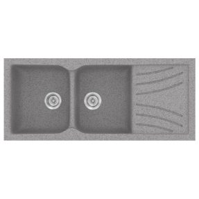 Νεροχύτης Κουζίνας Sanitec Classic 332-04 Granite Grey 115x50cm Νεροχύτης Κουζίνας Sanitec Classic 332-04 Granite Grey 115x50cm