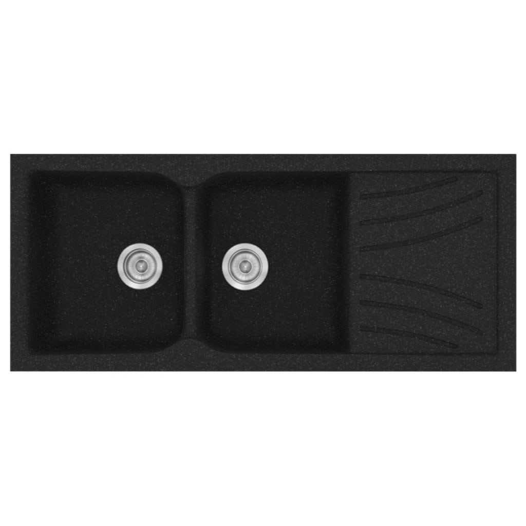 Νεροχύτης Κουζίνας Sanitec Classic 332-05 Granite Black 115x50cm Νεροχύτης Κουζίνας Sanitec Classic 332-05 Granite Black 115x50cm