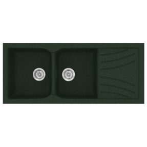 Νεροχύτης Κουζίνας Sanitec Classic 332-19 Granite Green 115x50cm