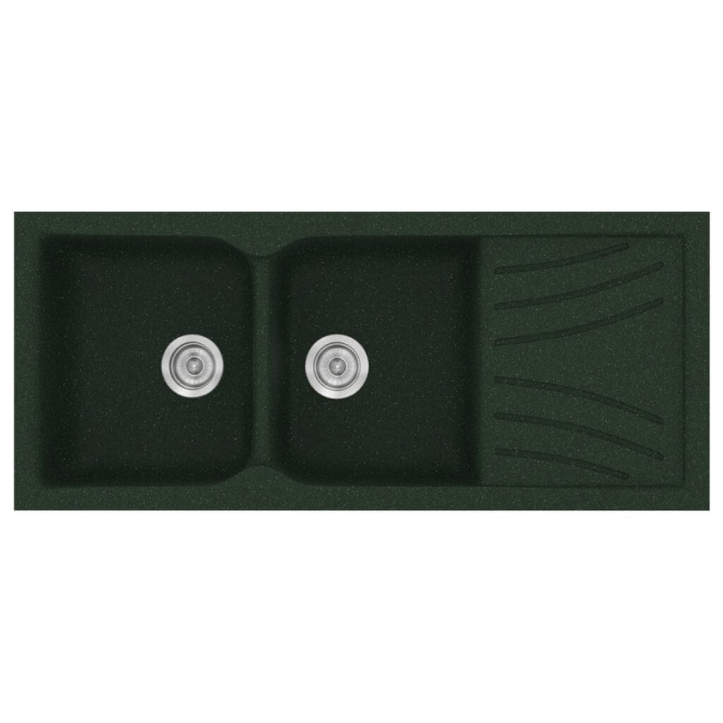 Νεροχύτης Κουζίνας Sanitec Classic 332-19 Granite Green 115x50cm Νεροχύτης Κουζίνας Sanitec Classic 332-19 Granite Green 115x50cm