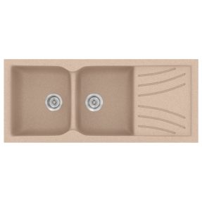 Νεροχύτης Κουζίνας Sanitec Classic 332-21 Granite Sand 115x50cm Νεροχύτης Κουζίνας Sanitec Classic 332-21 Granite Sand 115x50cm