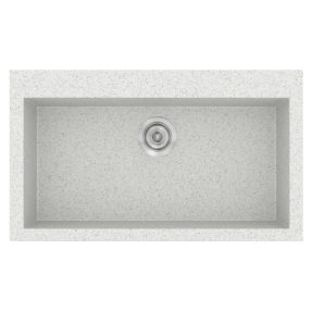Νεροχύτης Κουζίνας Sanitec Classic 333-01 Granite White 79x50cm Νεροχύτης Κουζίνας Sanitec Classic 333-01 Granite White 79x50cm