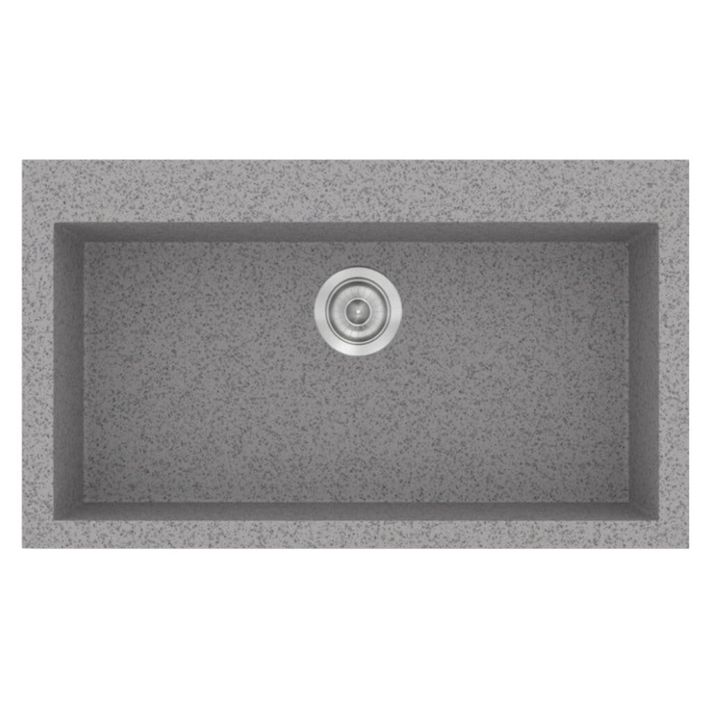 Νεροχύτης Κουζίνας Sanitec Classic 333-04 Granite Grey 79x50cm Νεροχύτης Κουζίνας Sanitec Classic 333-04 Granite Grey 79x50cm