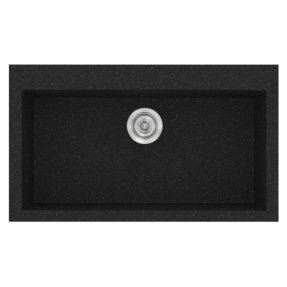 Νεροχύτης Κουζίνας Sanitec Classic 333-05 Granite Black 79x50cm Νεροχύτης Κουζίνας Sanitec Classic 333-05 Granite Black 79x50cm