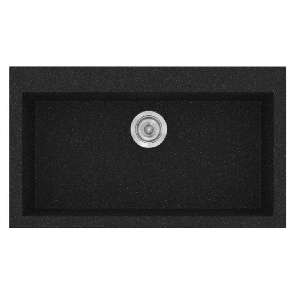 Νεροχύτης Κουζίνας Sanitec Classic 333-05 Granite Black 79x50cm Νεροχύτης Κουζίνας Sanitec Classic 333-05 Granite Black 79x50cm