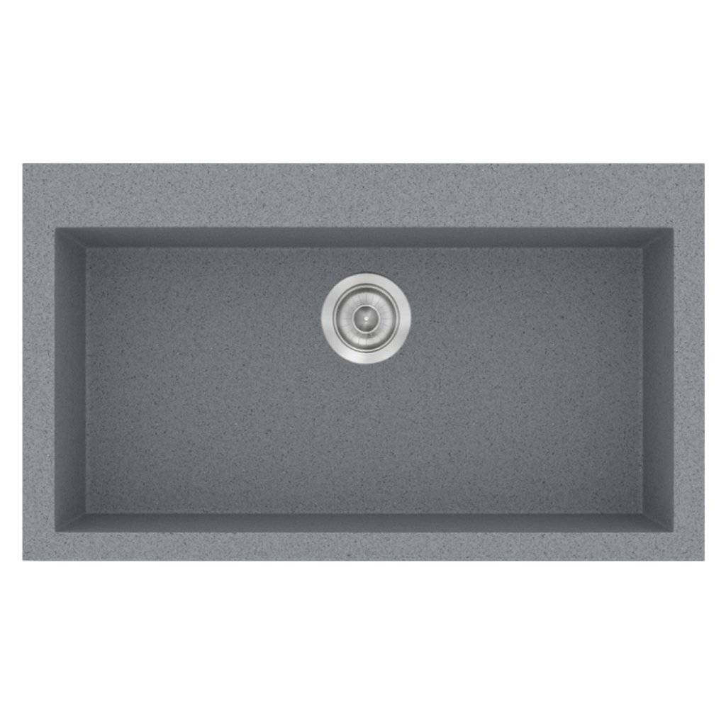 Νεροχύτης Κουζίνας Sanitec Classic 333-17 Metallic Silver 79x50cm Νεροχύτης Κουζίνας Sanitec Classic 333-17 Metallic Silver 79x50cm