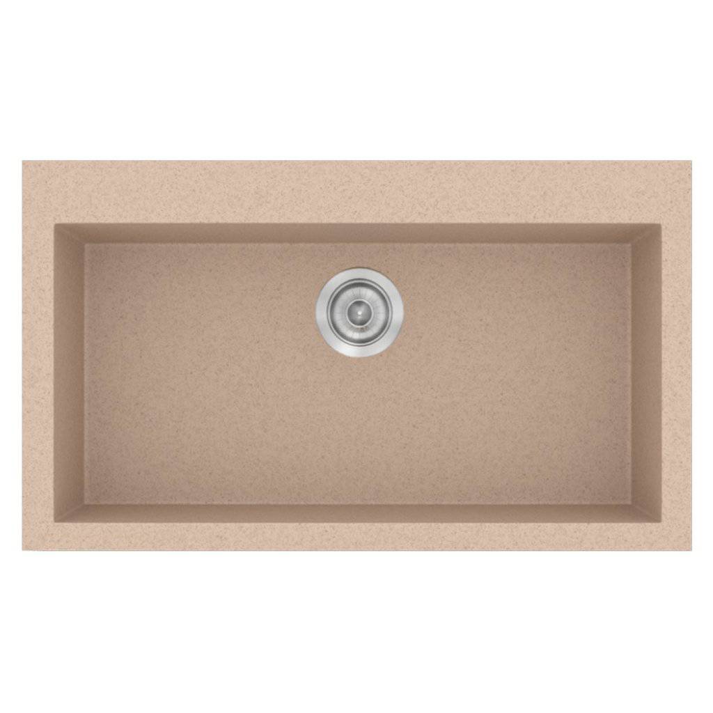Νεροχύτης Κουζίνας Sanitec Classic 333-21 Granite Sand 79x50cm Νεροχύτης Κουζίνας Sanitec Classic 333-21 Granite Sand 79x50cm