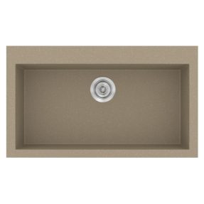 Νεροχύτης Κουζίνας Sanitec Classic 333-42 Granite Taupe 79x50cm Νεροχύτης Κουζίνας Sanitec Classic 333-42 Granite Taupe 79x50cm