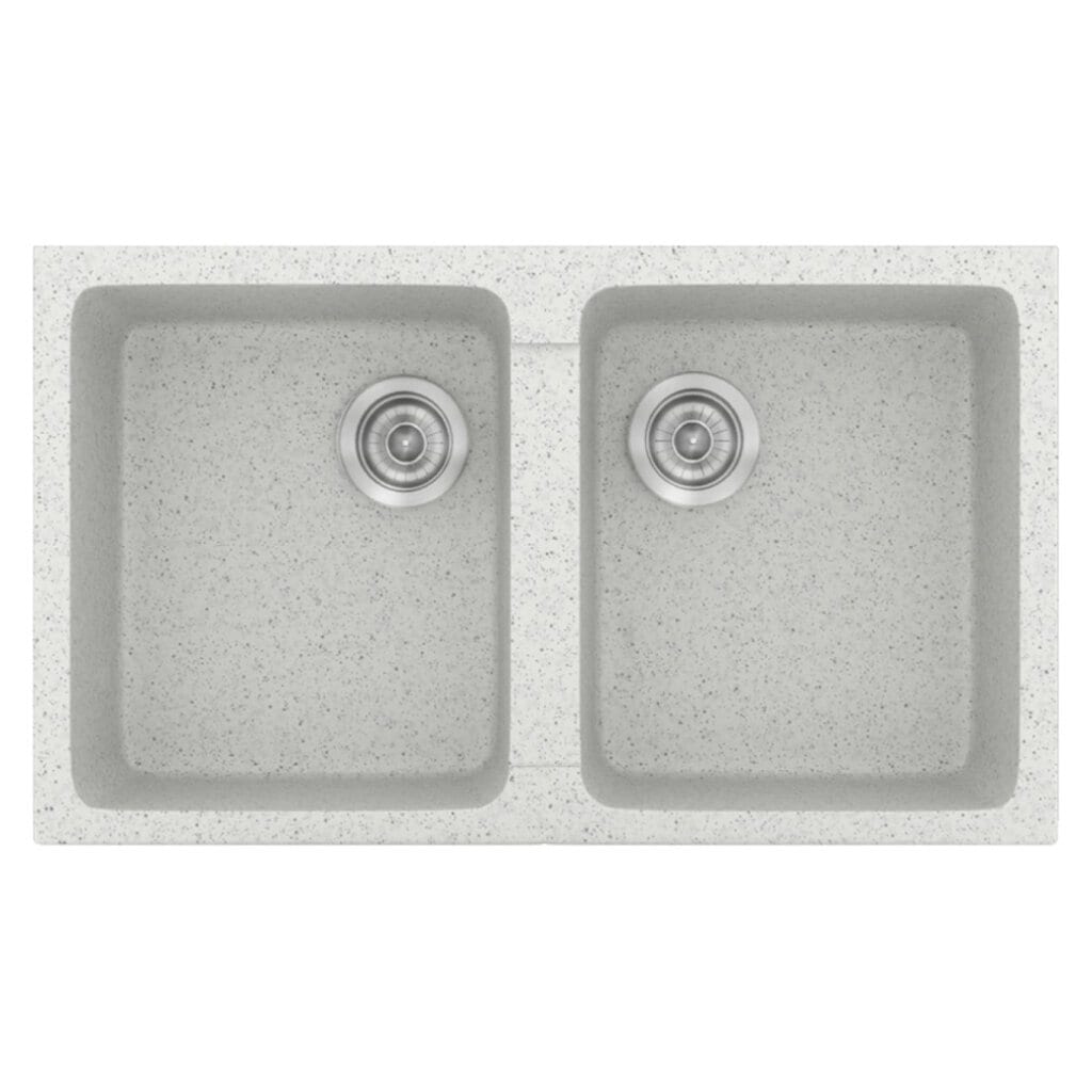 Νεροχύτης Κουζίνας Sanitec Classic 334-01 Granite White 86x50cm Νεροχύτης Κουζίνας Sanitec Classic 334-01 Granite White 86x50cm