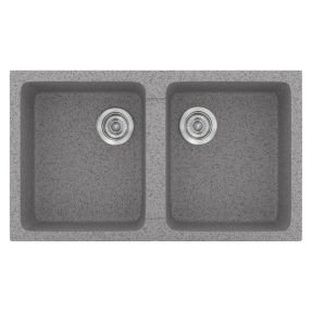 Νεροχύτης Κουζίνας Sanitec Classic 334-04 Granite Grey 86x50cm Νεροχύτης Κουζίνας Sanitec Classic 334-04 Granite Grey 86x50cm