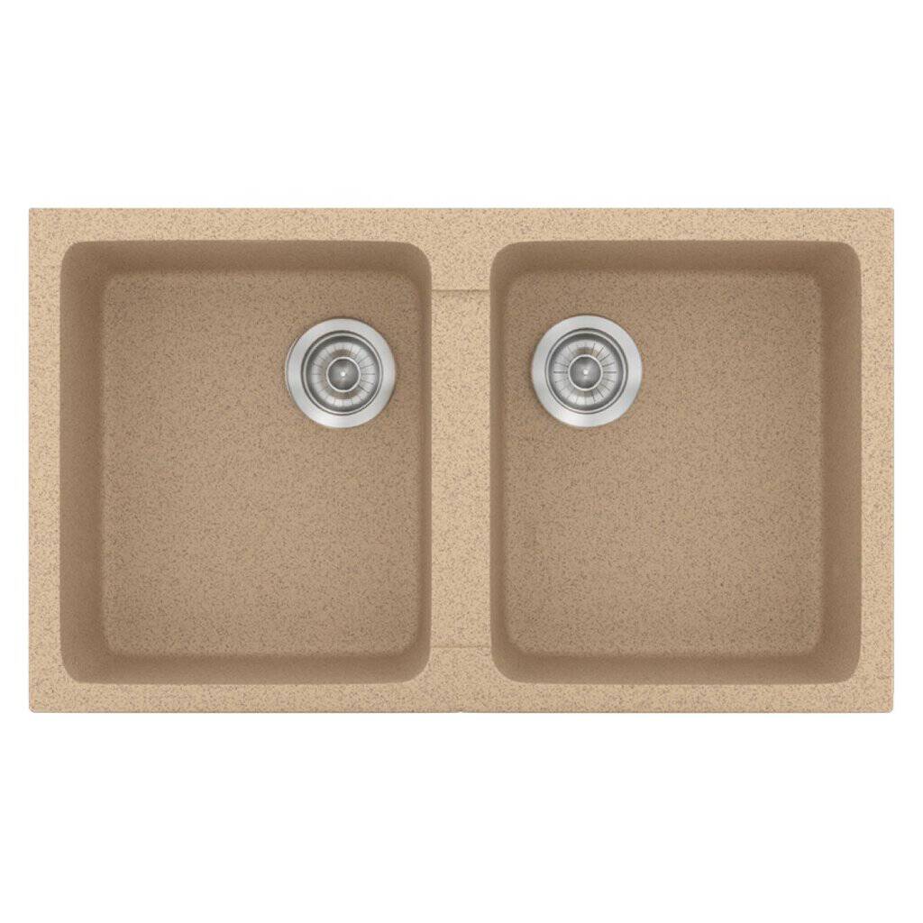 Νεροχύτης Κουζίνας Sanitec Classic 334-10 Granite Beige 86x50cm Νεροχύτης Κουζίνας Sanitec Classic 334-10 Granite Beige 86x50cm