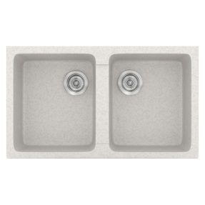 Νεροχύτης Κουζίνας Sanitec Classic 334-14 Metallic Ice 86x50cm Νεροχύτης Κουζίνας Sanitec Classic 334-14 Metallic Ice 86x50cm