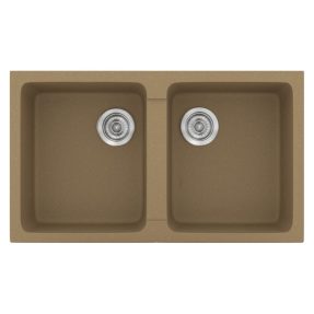 Νεροχύτης Κουζίνας Sanitec Classic 334-16 Metallic Coffee 86x50cm Νεροχύτης Κουζίνας Sanitec Classic 334-16 Metallic Coffee 86x50cm