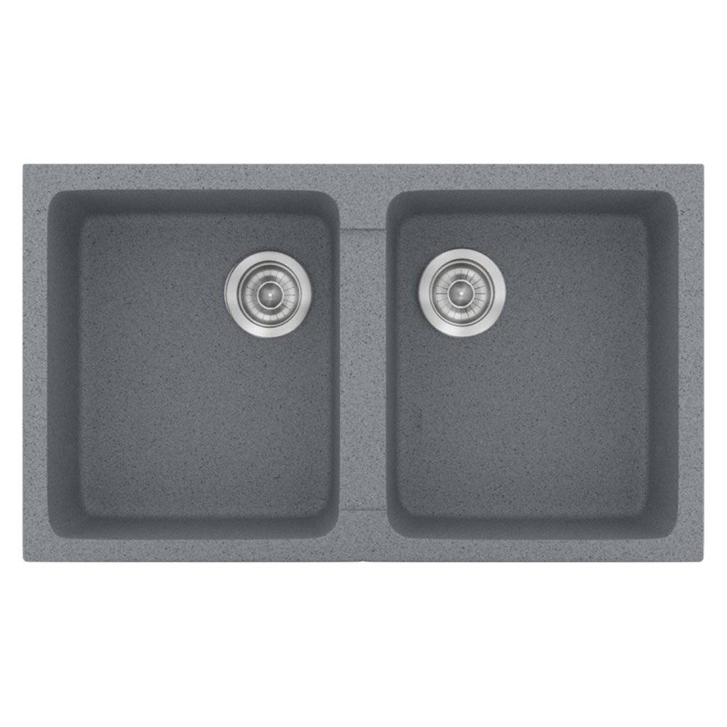 Νεροχύτης Κουζίνας Sanitec Classic 334-17 Metallic Silver 86x50cm Νεροχύτης Κουζίνας Sanitec Classic 334-17 Metallic Silver 86x50cm