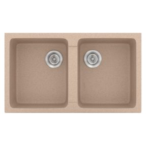 Νεροχύτης Κουζίνας Sanitec Classic 334-21 Granite Sand 86x50cm Νεροχύτης Κουζίνας Sanitec Classic 334-21 Granite Sand 86x50cm