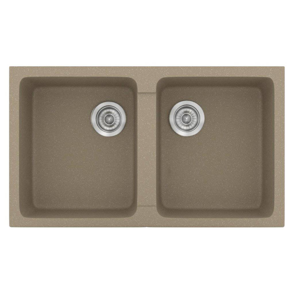 Νεροχύτης Κουζίνας Sanitec Classic 334-42 Granite Taupe 86x50cm Νεροχύτης Κουζίνας Sanitec Classic 334-42 Granite Taupe 86x50cm