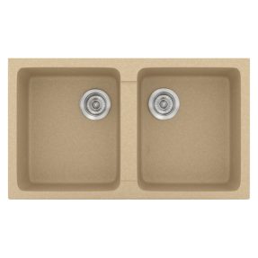 Νεροχύτης Κουζίνας Sanitec Classic 334-45 Granite Cappucino 86x50cm Νεροχύτης Κουζίνας Sanitec Classic 334-45 Granite Cappucino 86x50cm
