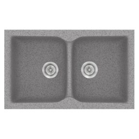 Νεροχύτης Κουζίνας Sanitec Classic 336-04 Granite Grey 86x50cm Νεροχύτης Κουζίνας Sanitec Classic 336-04 Granite Grey 86x50cm