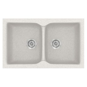 Νεροχύτης Κουζίνας Sanitec Classic 336-14 Metallic Ice 86x50cm Νεροχύτης Κουζίνας Sanitec Classic 336-14 Metallic Ice 86x50cm